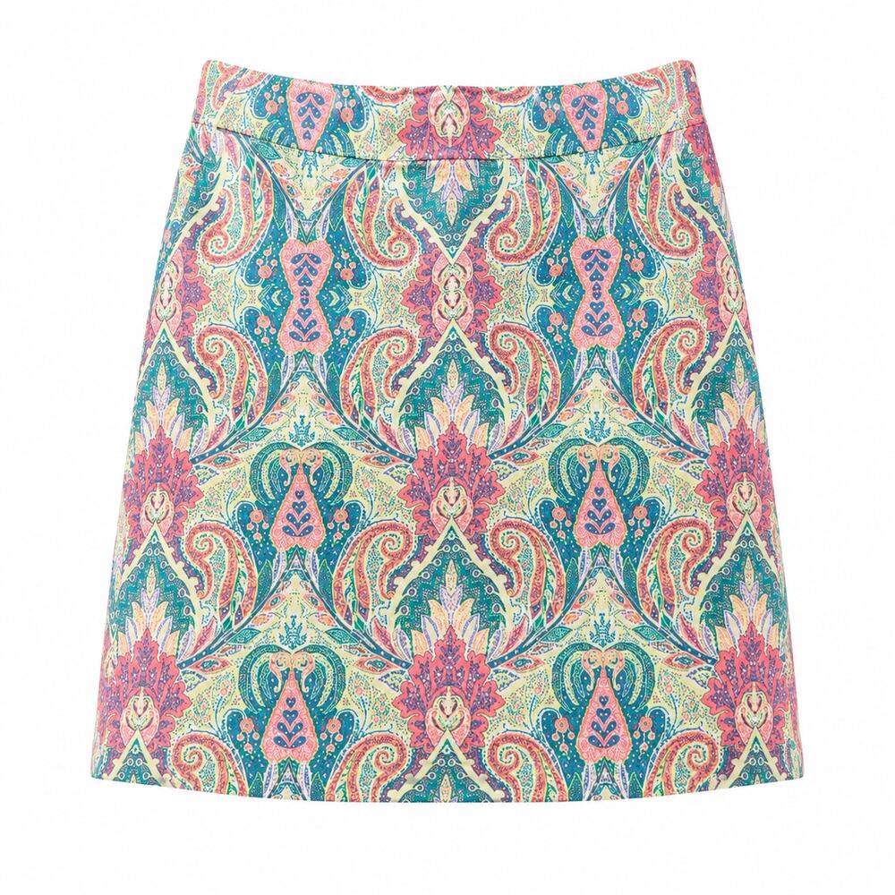 Ann Taylor MADISON 6P Petite Paisley Pencil Skirt NWT Boho Preppy